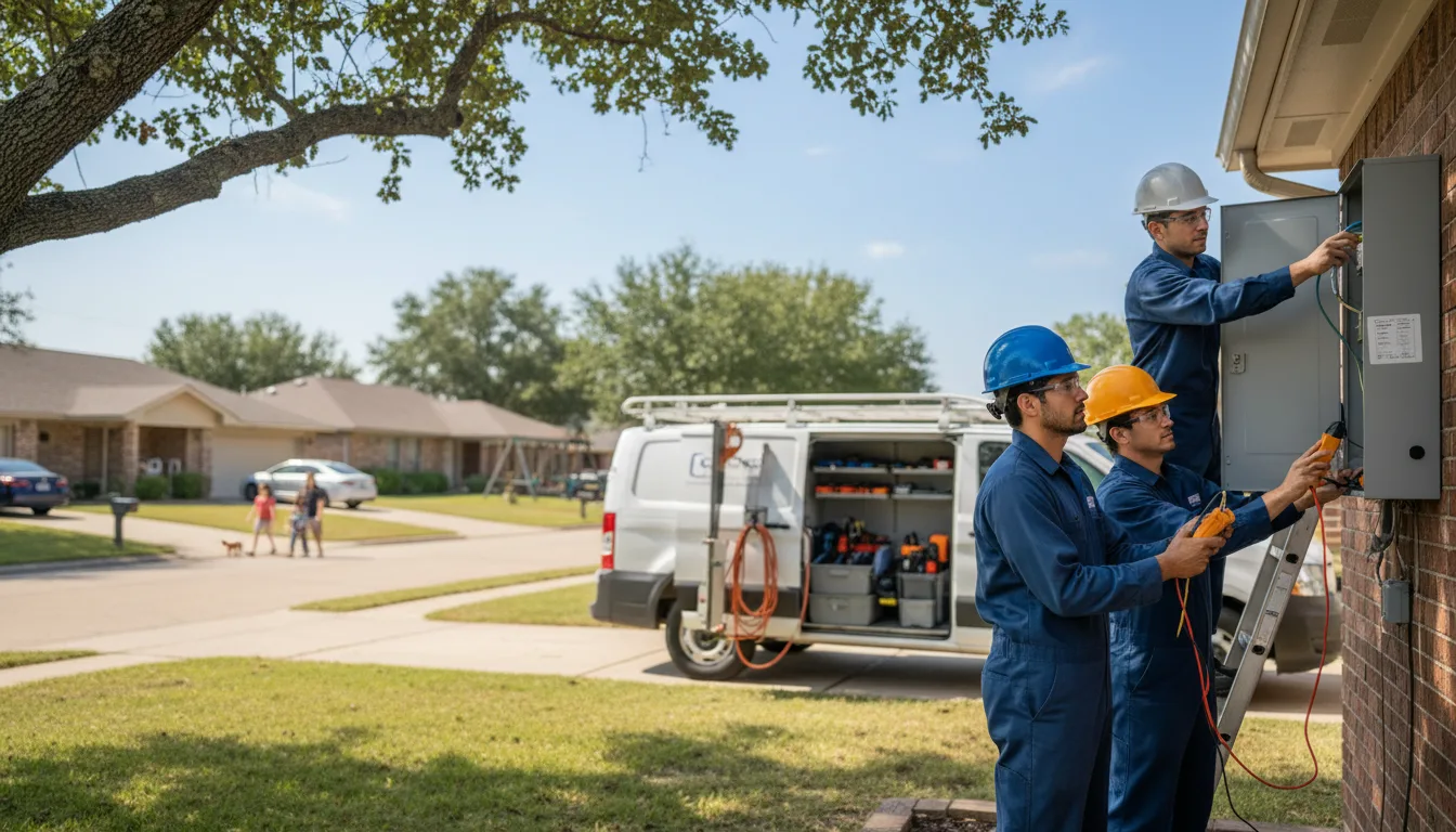 Certified electrician providing emergency electrical services in Tuthill, SD